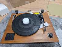 Nowy sprawny gramofon 1 by One brązowy