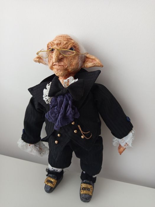Goblin handmade glina+materiał