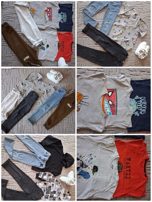 Mega paka spodnie, jeansy do szkoły, bluzki rozm. 140 SINSAY