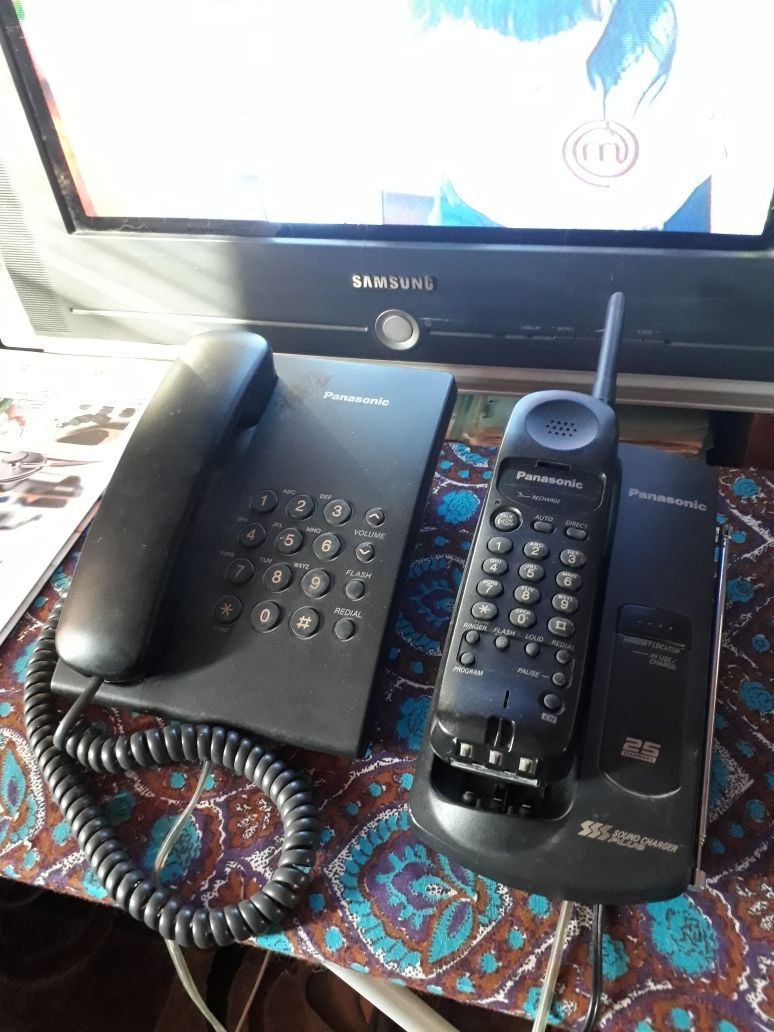 Телефон стационарный(Panasonik радіотелефон)