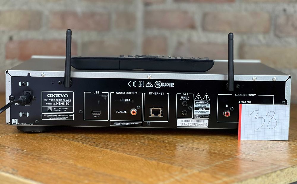 Onkyo NS-6130 – sieciowy odtwarzacz audio, Spotify, USB, pilot