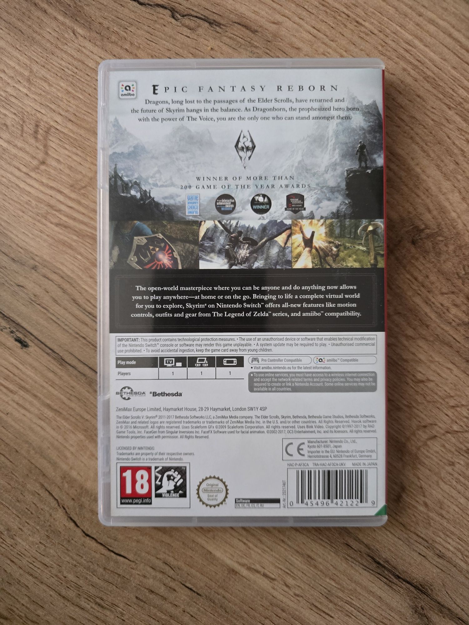 The Elder Scrolls V Skyrim Nintendo Switch
