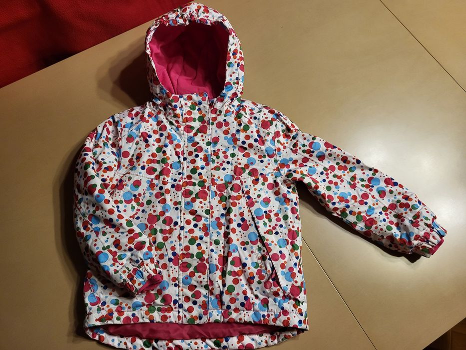 Kurtka zimowa dziewczeca rozmiar 110/116
