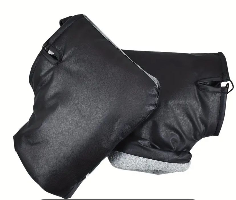 Муфти руля шкіра зам зимові рукавиці мото вело