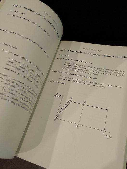 Betão Armado 1967 Recomendações práticas unificadas