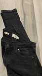 Spodnie TOPMAN 34 slim fit SUPER SPRAY czarne jeansy męskie bawełna