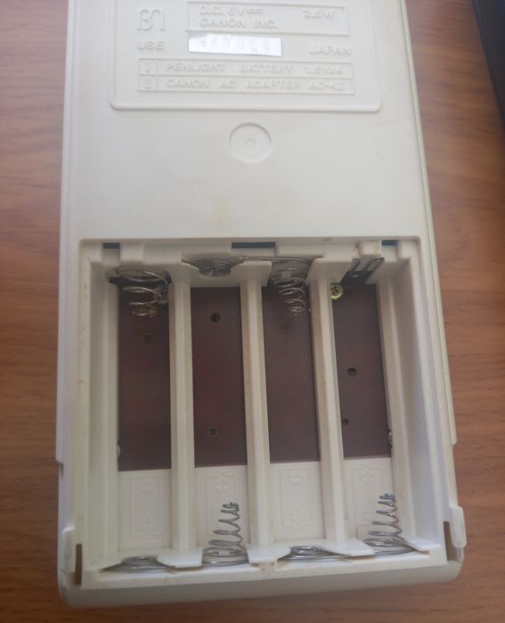 Calculadora impressora de bolso - vintage Canon TP-8 Pocket printer.