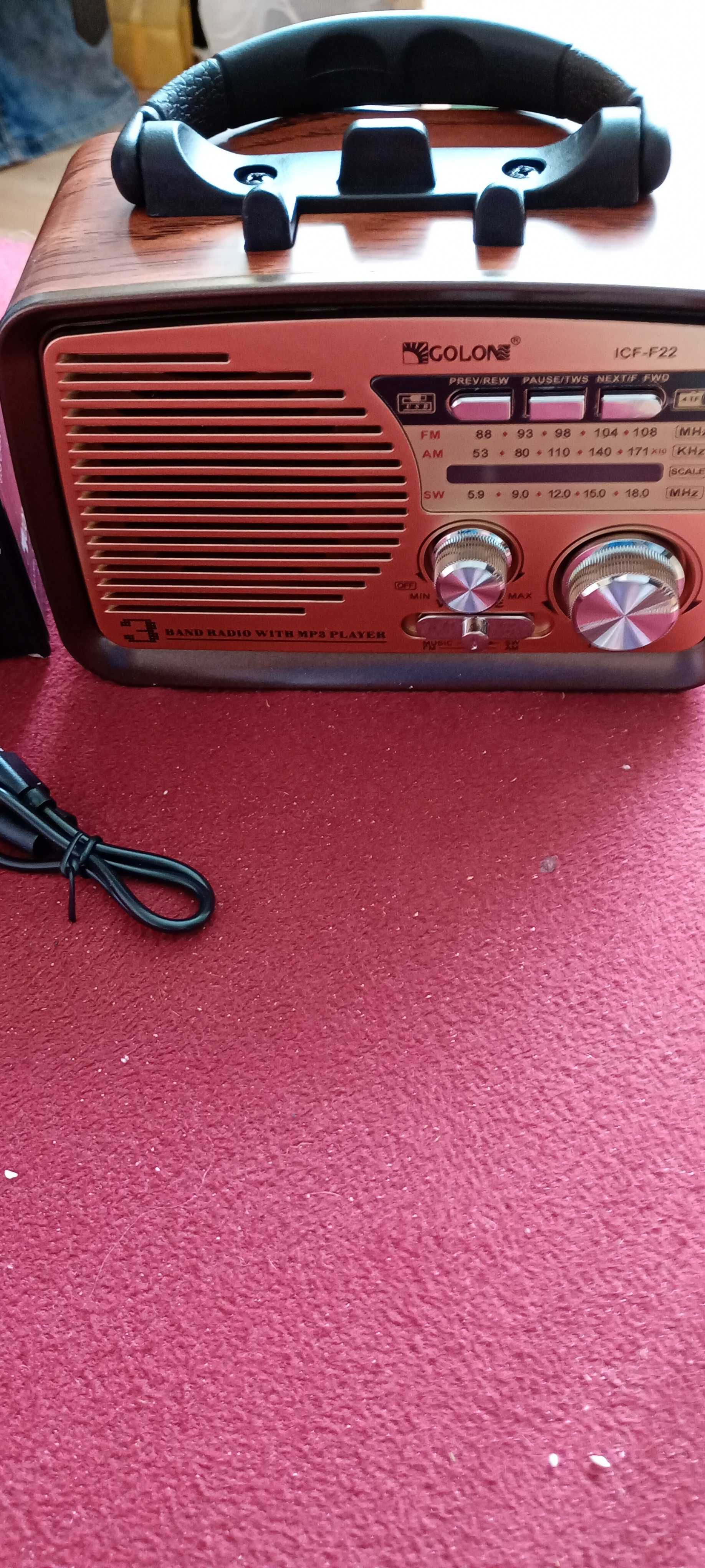 Radio Retro przenośne,USB.bluetooth.