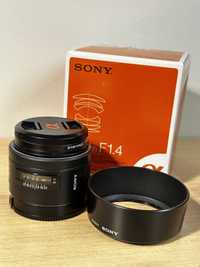 Obiektyw portretowy Sony 50mm f1.4