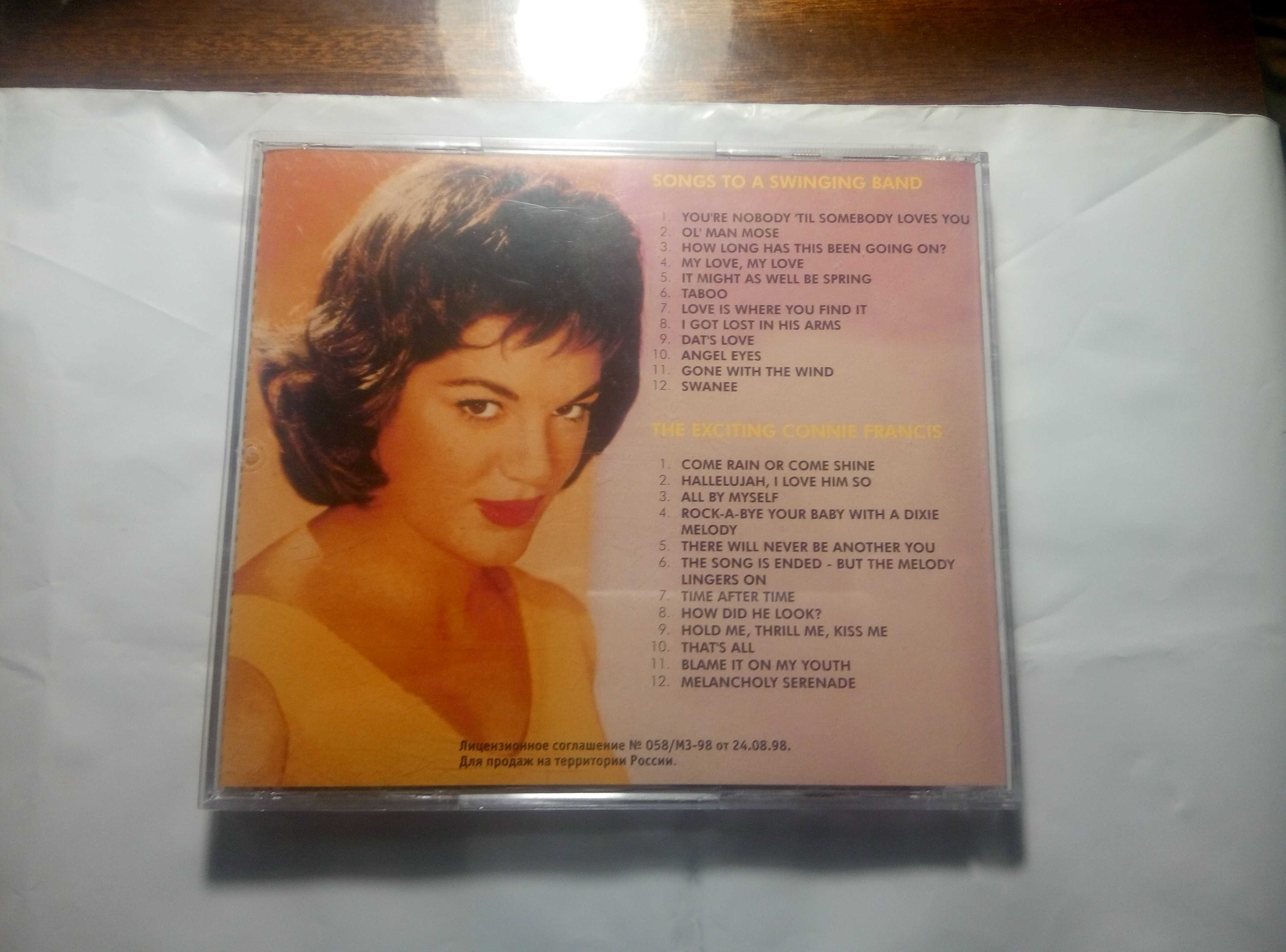 Connie Francis Songs to a Swinging Band The Exciting CD диск