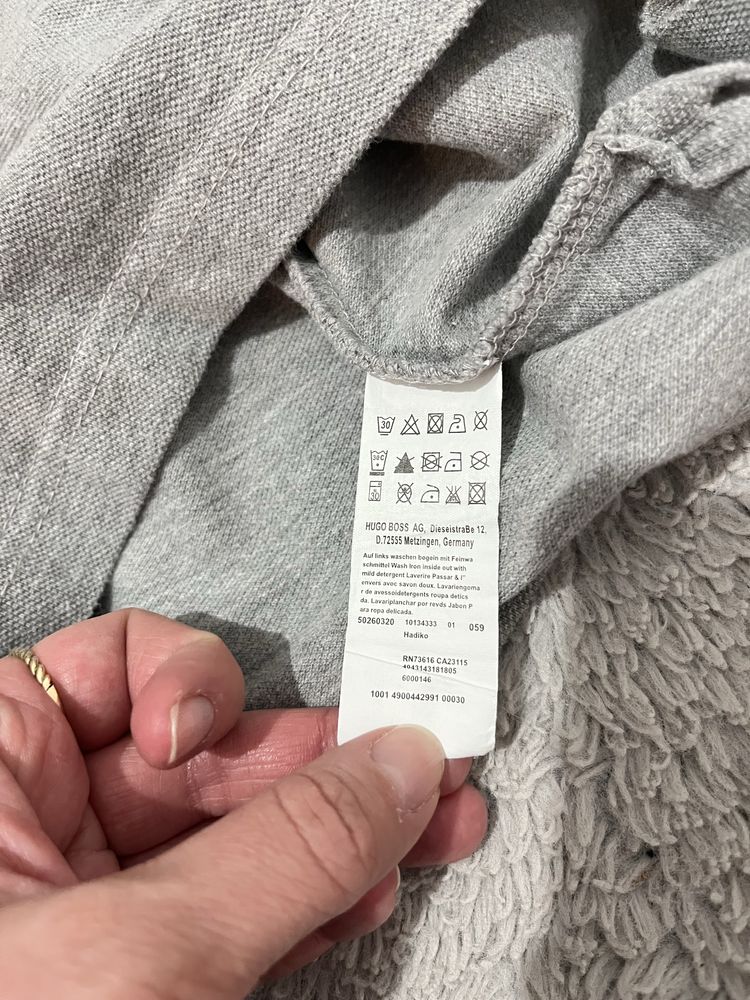 Hugo Boss r. S meski tshirt bluzka polo szara