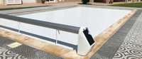 Cobertura de segurança Solar para piscinas cor laminas
