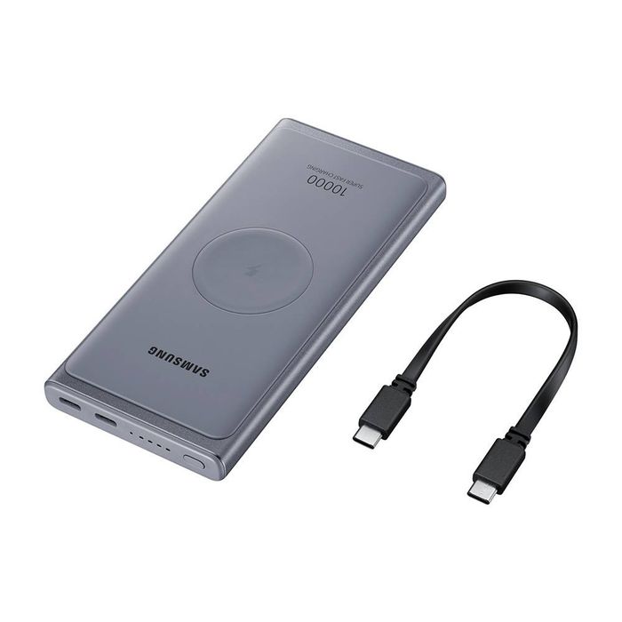 Powerbank Samsung Wireless Battery Pack 10000mAh Cinza