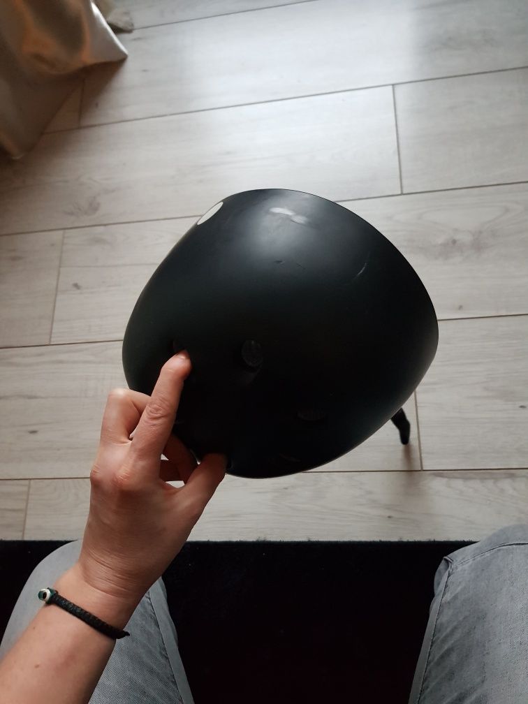 KASK NA ROLKI hulajnogę czarny INMOLD 45-51