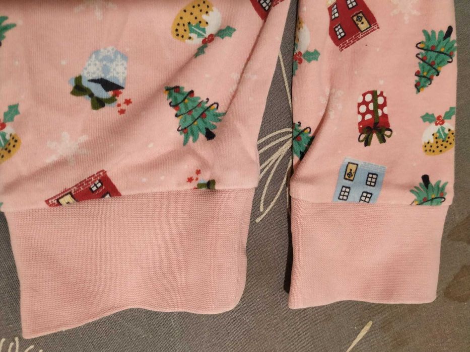 Piżamka bawełniana, świąteczna 128 / 135 cm