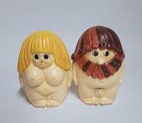 Adam i Ewa , skarbonki ceramiczne