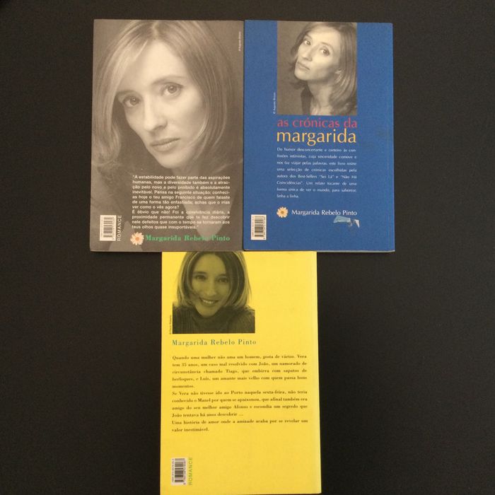 3 livros Margarida Rebelo Pinto