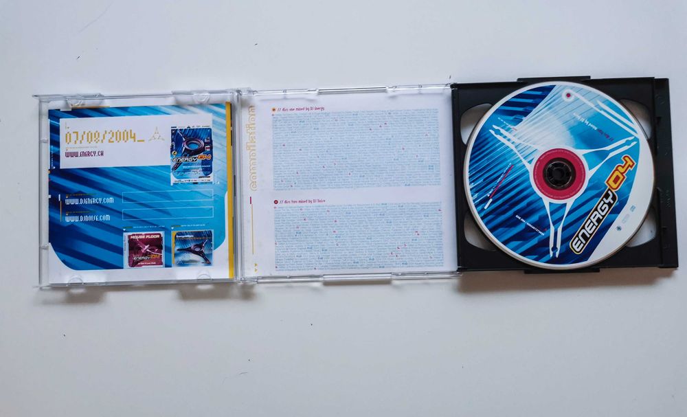 Raro álbum duplo de música eletrónica de Dj Energy: "Energy 04"