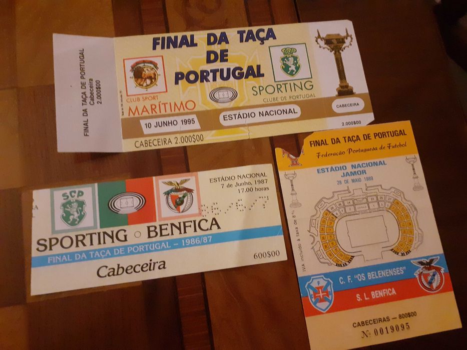 Bilhetes Finais Taça Portugal  Div