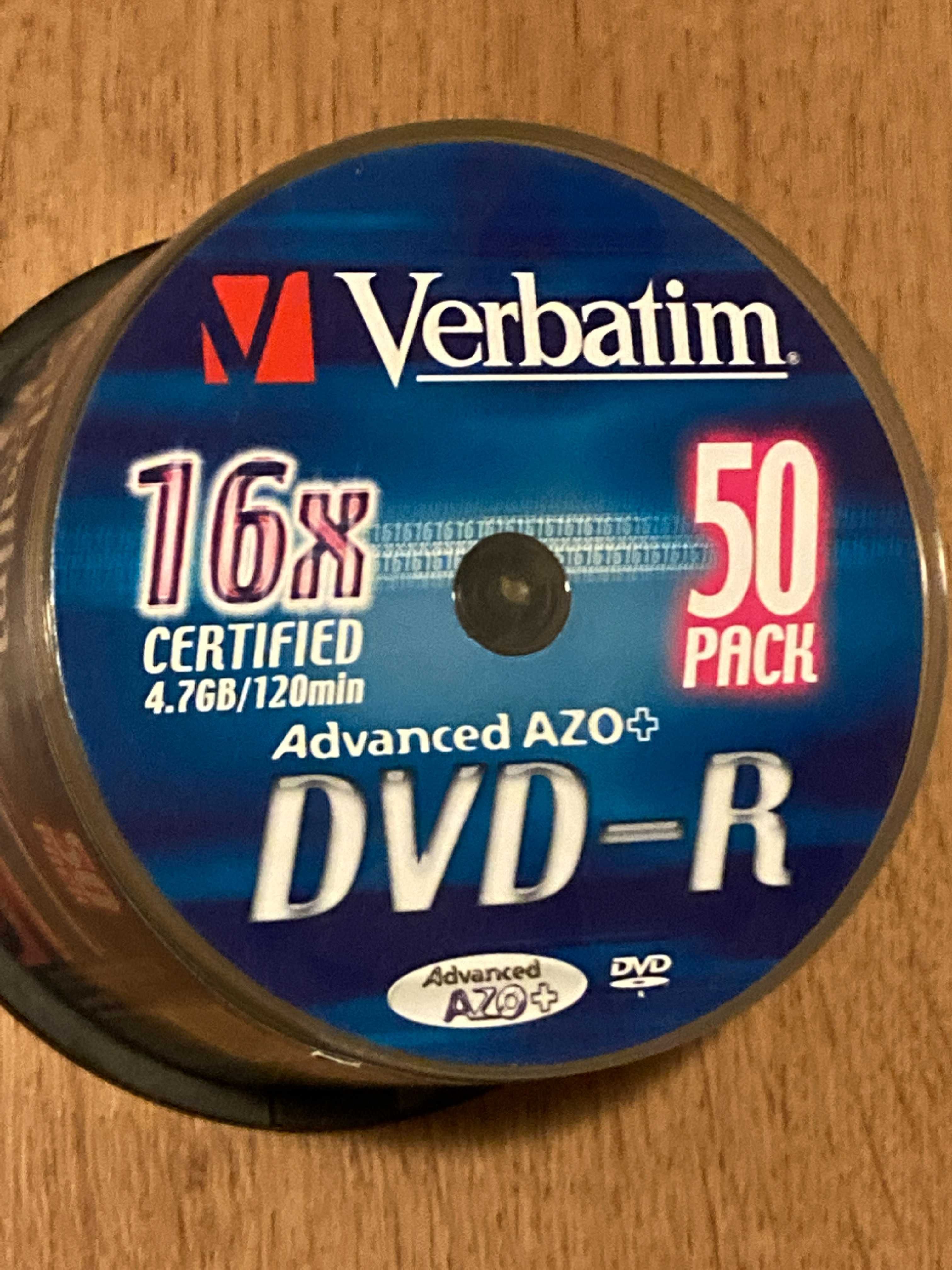 15 DVDs Verbatim para gravar