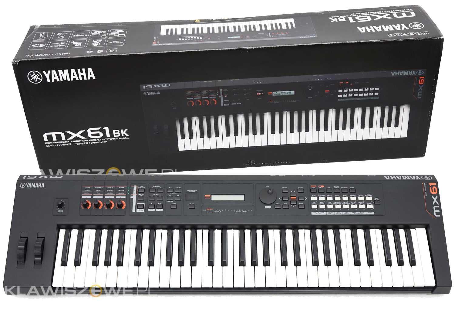 YAMAHA MX61 v2 czarna - Lekki Mobilny Syntezator GWARANCJA !