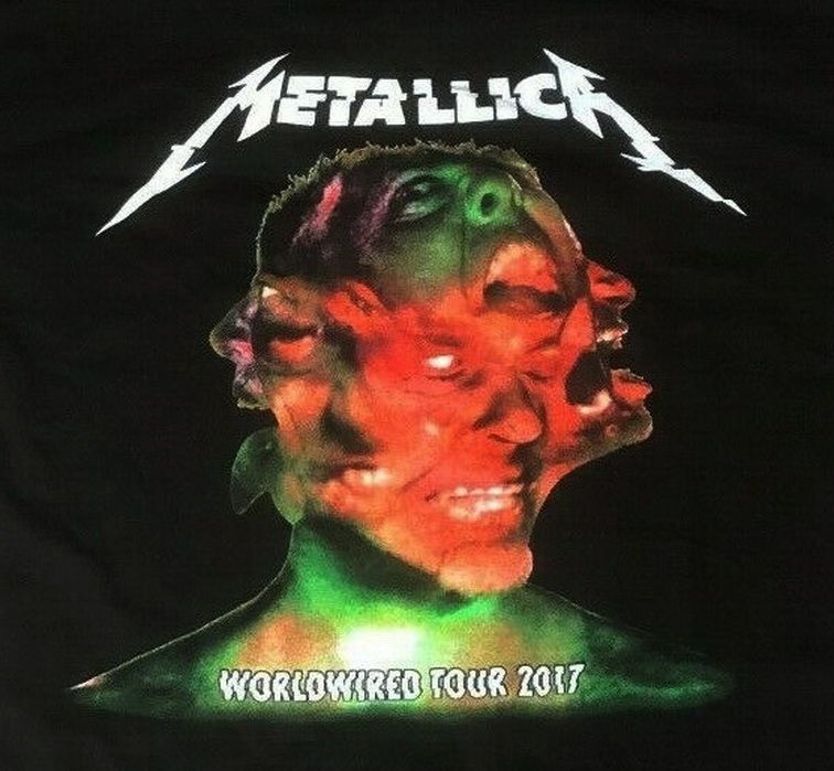 NEW Metallica Worldwired Tour 2017 Коллекционная футболка М T-shirt