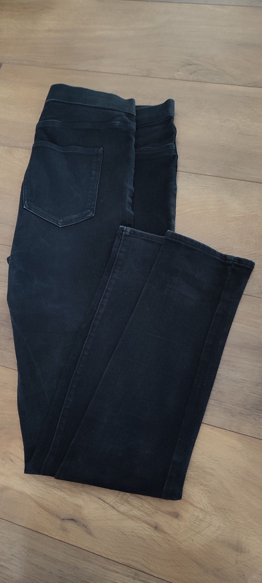 Spodnie damskie H&M rurki czarne jeans rozmiar 38 M