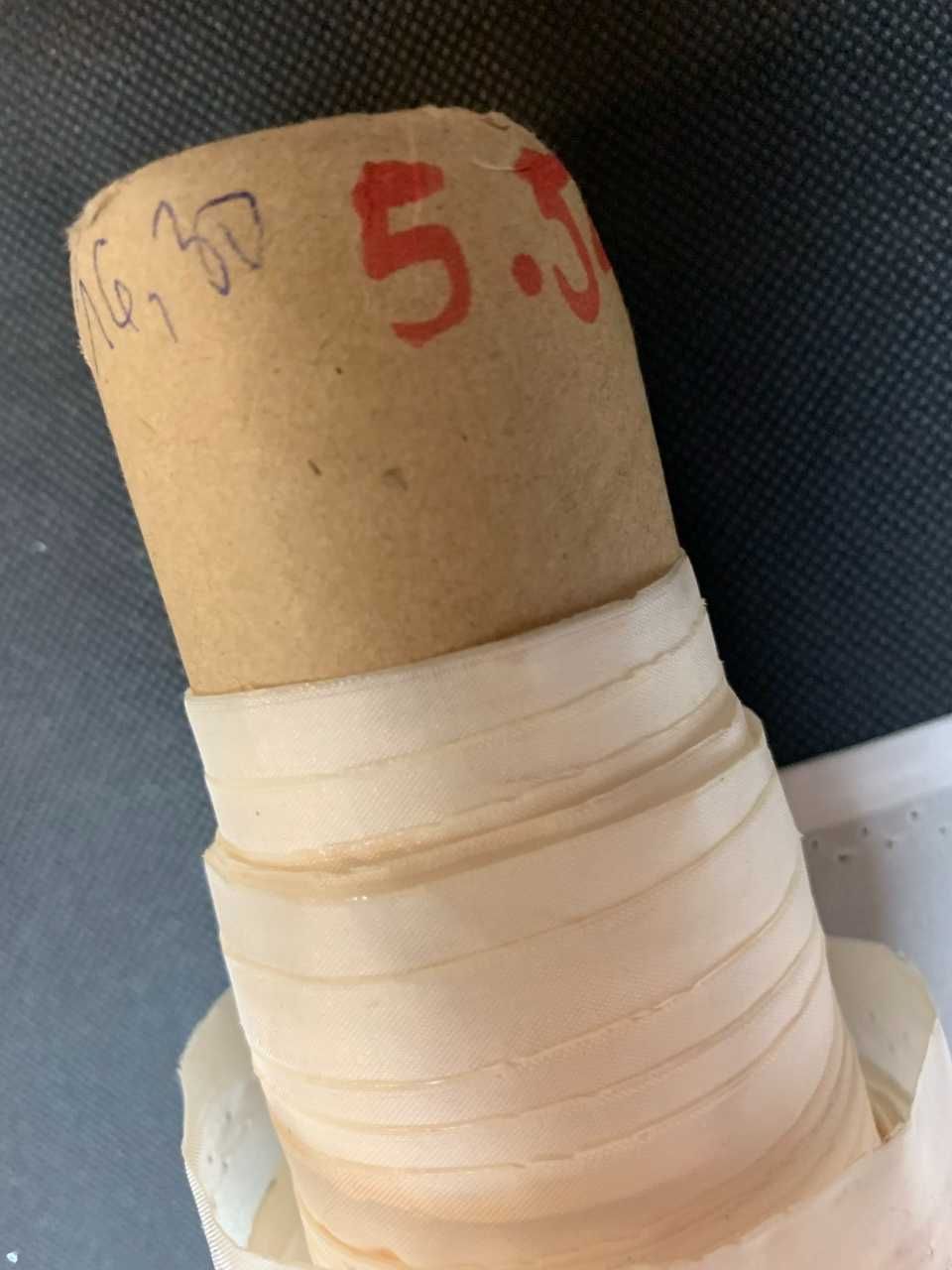 Kremowa Organza 16.3m Deko Estetyczna tkanina Ivory do szycia Ślubna