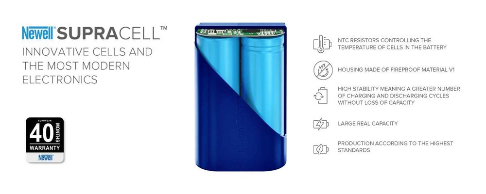 Newell SupraCell NP-FZ100 для A7III,A7SIII,A7RIV,A7C,A7CII,FX30. Нові.