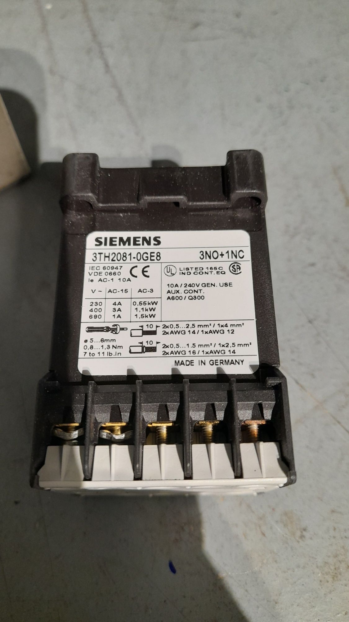 Contactor siemens