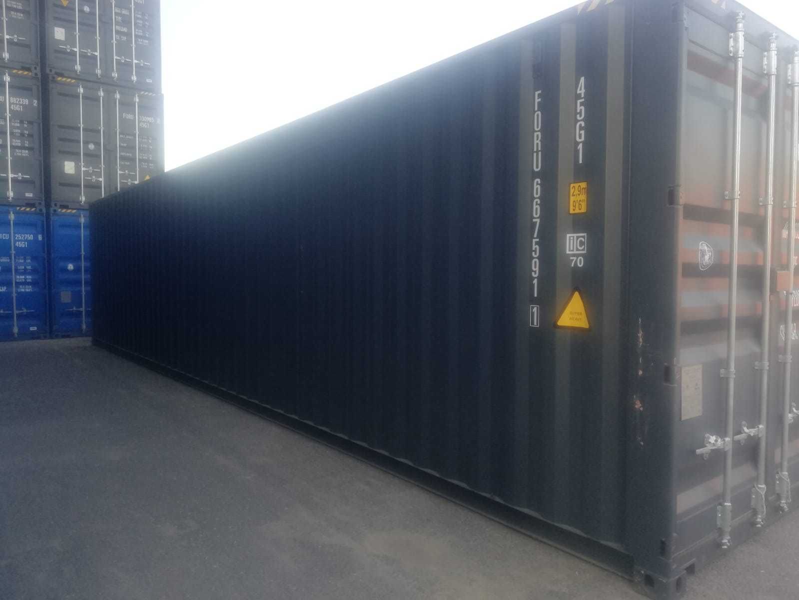 KONTENER morski magazynowy, 40 ft HC, 12 m podwyższony, ONE WAY