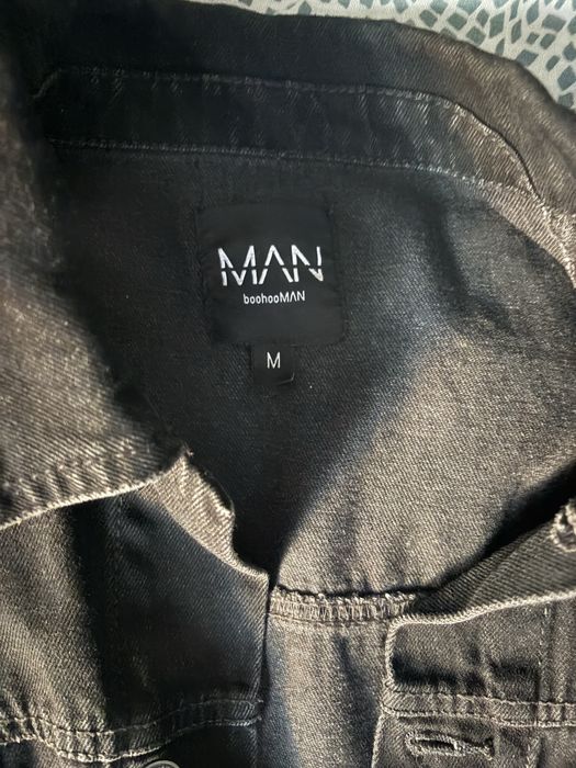 Casaco de ganga preto - BOOHOO MAN