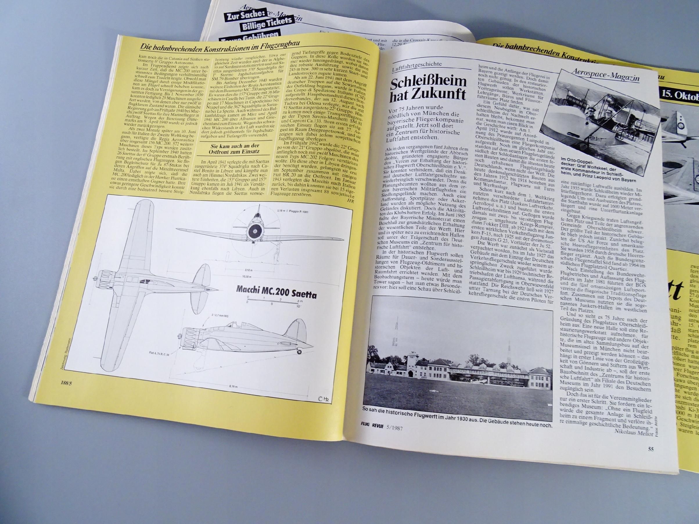 magazyn lotnictwo lata 80-te flug revue samolot