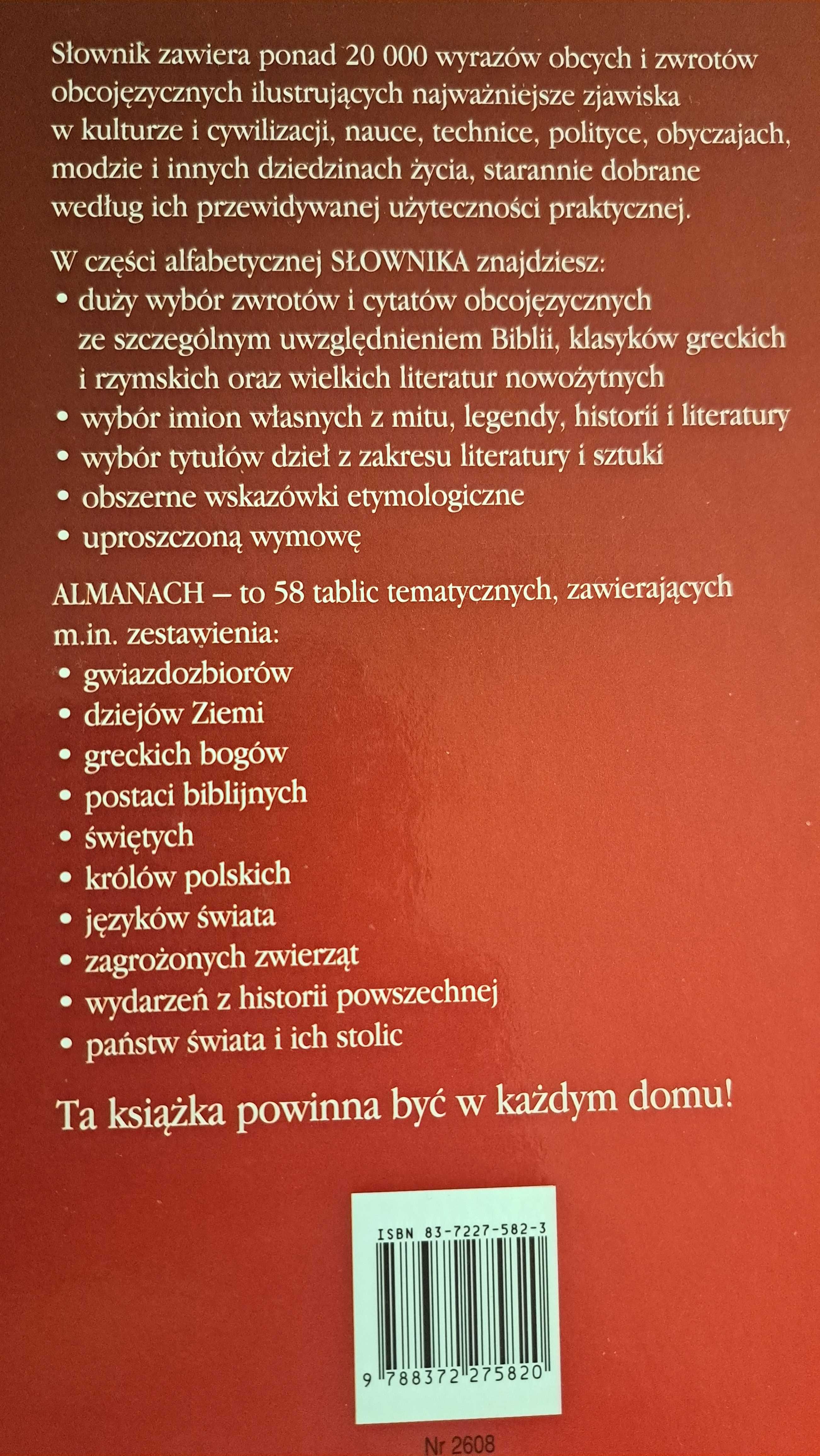 Słownik wyrazów obcych i zwrotów obcojęzycznych z almanachem