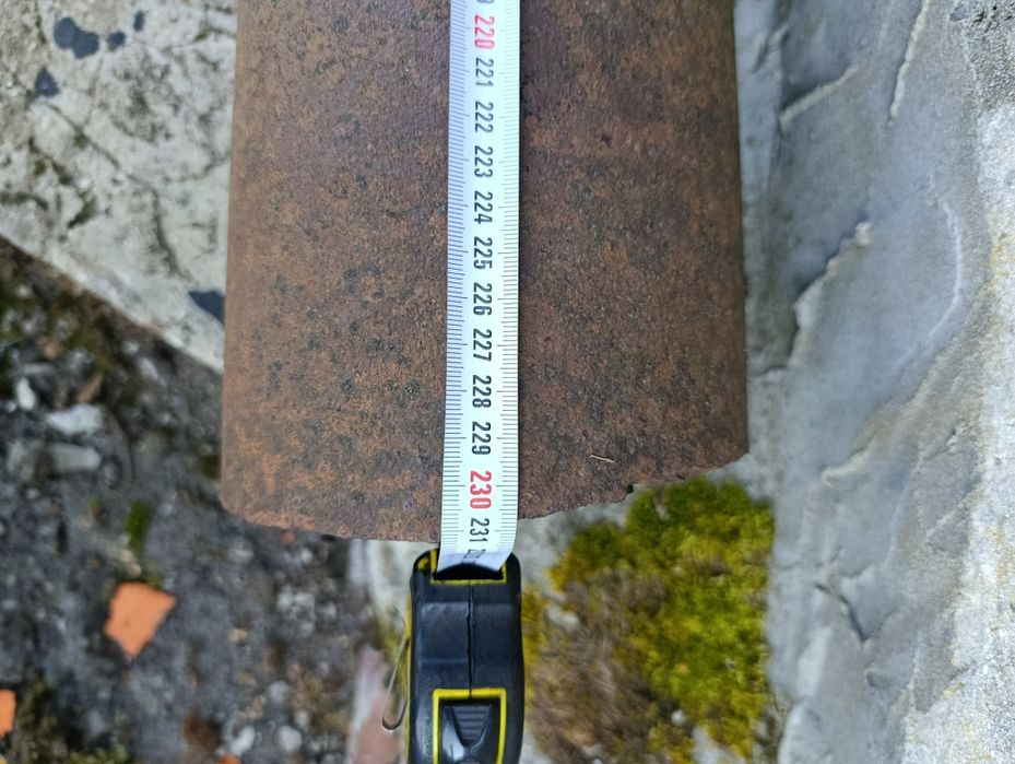 Rura stalowa bezszwowa 230 cm fi 150 gr. 8 mm