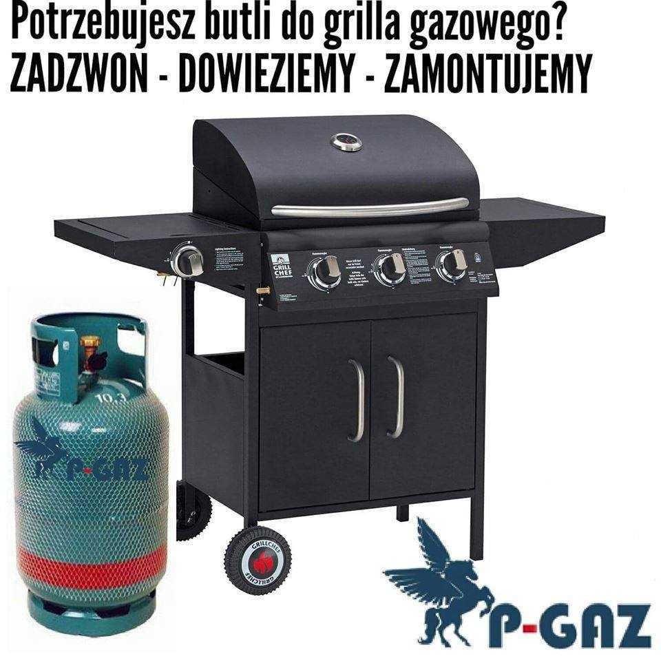 Nowe Butle Turystyczne pełne 2kg, 3kg, 5kg, Gaz propan butan. Dowóz