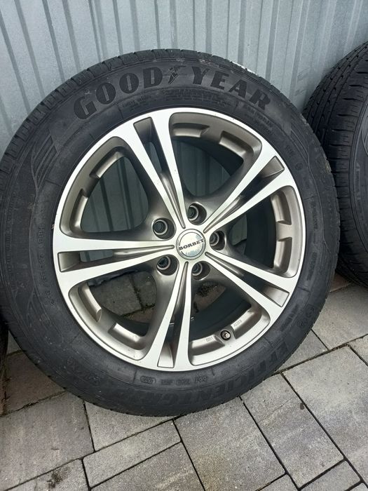 4 Alufelgi 17 "Borbety 5*114.3 /7.5Jx17H2 / ET40