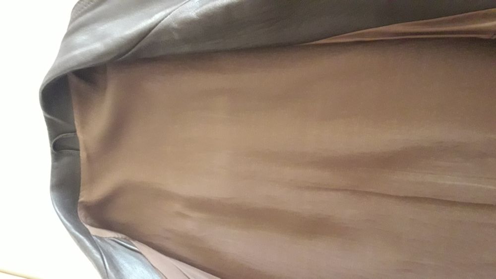 Casaco cabedal genuino para homem castanho escuro xl grande