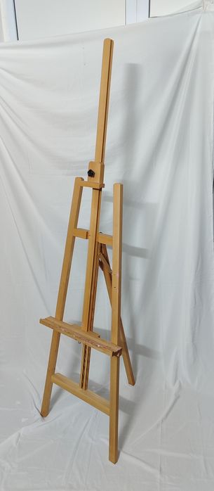 Мольберт деревʼяний студійний, для малювання, живопису, підставка під
