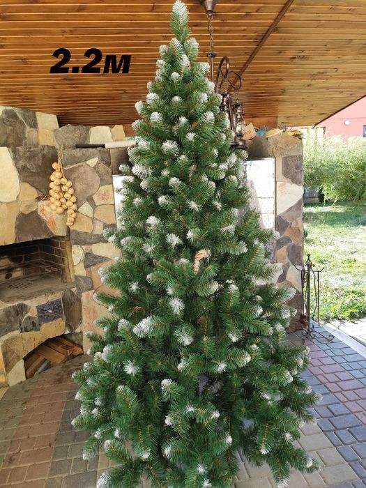 ТОП !Ялинка штучна Класика зелена з снігом, искусственная елка