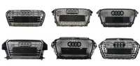 Решетка Audi A1,A3,A4,A5,A6,A7,A8,Q3,Q5,Q7,Q8,в стиле S RS TT с рс