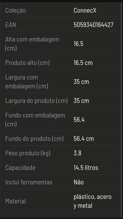 Caixa de ferramentas modular Erbauer
