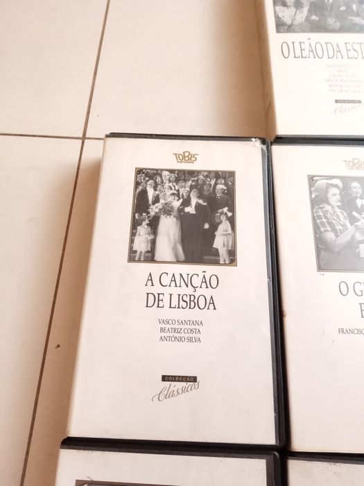 Cassetes filmes clássicos portugueses