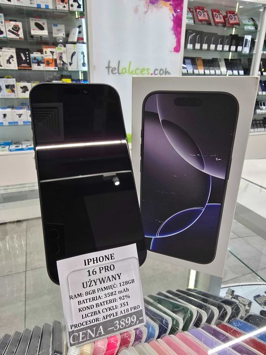 Iphone 16 Pro Bat 92% 128GB Telakces Felicity *Raty 0%