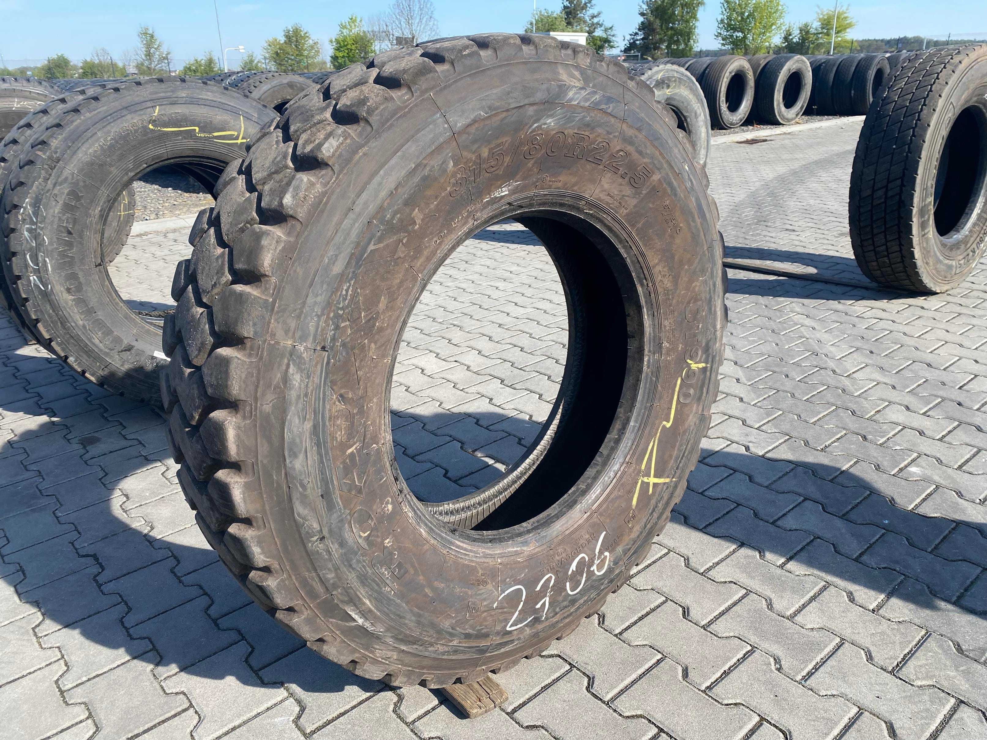 Opona 315/80R22.5 ROADX DT990 Napędowa 17-18mm