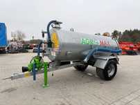 WÓZ ASENIZACYJNY BECZKOWÓZ BECZKA 4000L AGRO-MAX - OD RĘKI