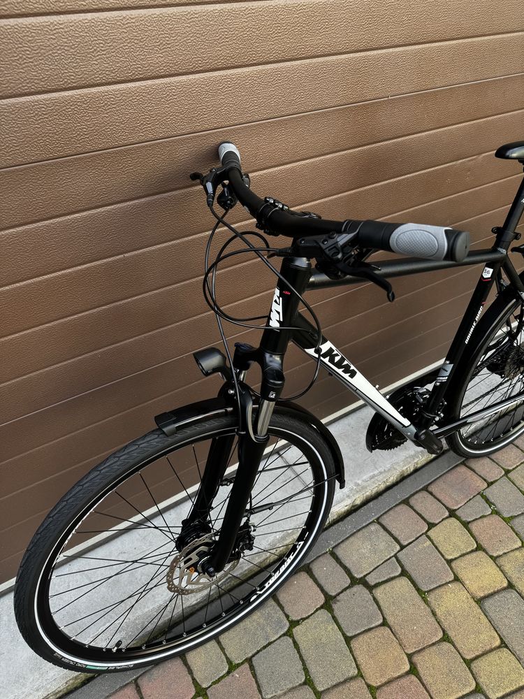 Rower trekkingowy KTM DOUBLE DISK R 56 3x9 Deore XT Hydr Led