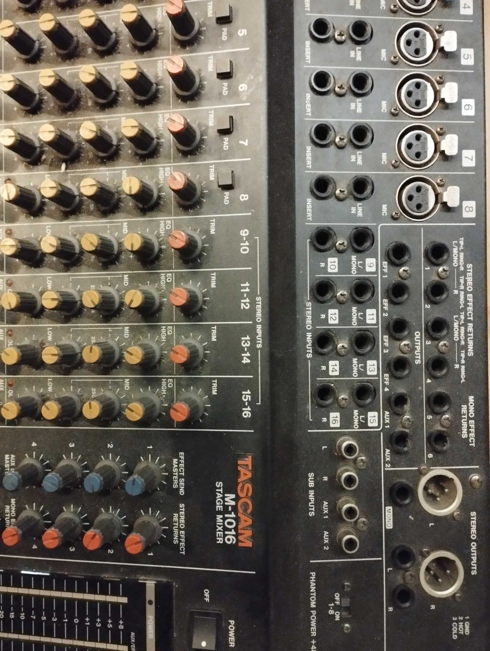 Mikser analogowy Tascam 1016