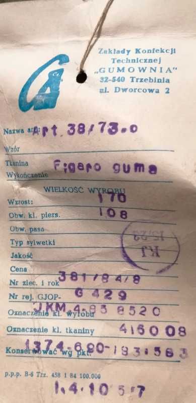 Płaszcz męski, milicja, ZOMO, ORMO, PRL (300)