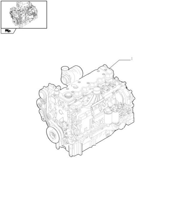 New Holland T6010 T6090 T6070 T7230 Silnik 84140799